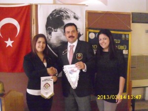ROTARACT ARKADAŞLARIMIZ KULÜBÜMÜZÜ ZİYARET EDEREK PROJELERİNİ ANLATTILAR