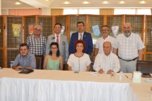 Toplantımıza katılan üyelerimiz toplu halde görülüyor. Yeni döneme merhaba dedik.